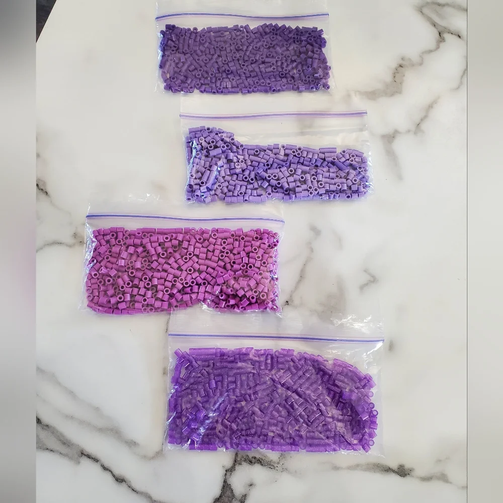 Perler Beads 30 small Baggies of Colors and Accessories Bundle